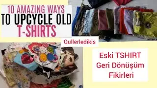 Eski tshirtlerden 10 Harika geri dönüşüm fikri