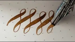 Satisfying Calligraphy - with Flex Nib Fountain Pen