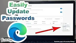 Simple Steps How to Edit Saved Passwords in Microsoft Edge