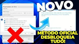 Windows 24H2 Sem TPM! ADEUS RUFUS método OFICIAL MICROSOFT PERMITE INSTALAR WINDOWS SEM REQUISITOS
