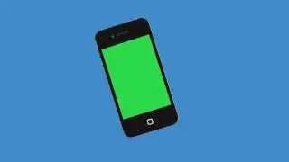 green screen / blue Screen effect - iPhone 4 turns -