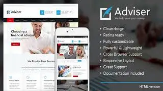 Adviser | Finance & Accounting HTML Theme | Themeforest Website Templates and Themes