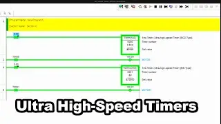 Omron PLC - Ultra High Speed Timers - TMMH, TMMHX Instructions - One millisecond