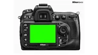 Nikon DSLR - Green Screen Royalty Free Footage