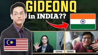 GIDEONQ - THE MALAYSIAN OG CASTER in INDIA?? | iMAGINEE | MOBA LEGENDS