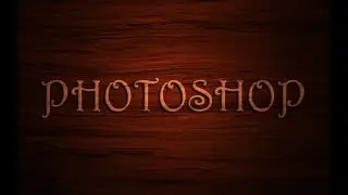 Photoshop Text Effect || Adobe Photoshop Tutorial: How to create Wood Carved Text Effect