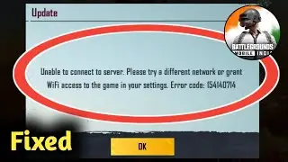 Fix Battleground Mobile India Unable to Connect to Server Please Try a Different Network Problem