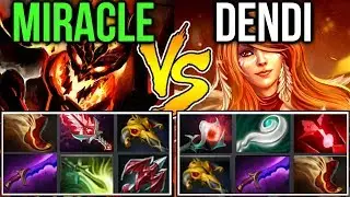 Miracle- vs Dendi - M-GOD vs Living Legend Midlane Battle Dota2 Allstar
