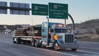 Truck Drivers, Arizona Highway 93, Truck Spotting USA