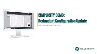 CIMPLICITY DEMO: Redundant Configuration Update (RCU)
