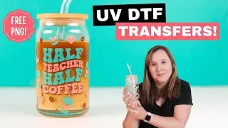 How to Use UV DTF Transfers: Small Decal + Full Cup Wrap Design