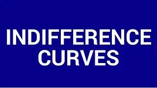 Indifference curves