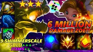 *6 MILLION DAMAGE* ZOE ONE SHOT EVERYTHING | Teamfight Tactics Patch 12.11B