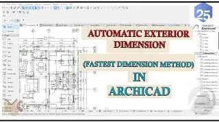 AUTOMATIC DIMENSION IN ARCHICAD 