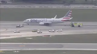 American Airlines plane makes emergency landing at Miami International Airport