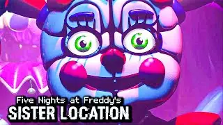 FNAF Sister Location | Full Game Walkthrough | No Commentary