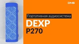 Распаковка портативной аудиосистемы DEXP P270 / Unboxing DEXP P270