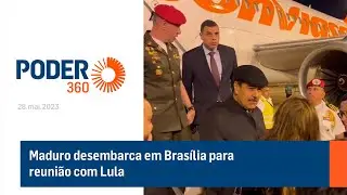 Maduro desembarca em Brasília para reunião com Lula