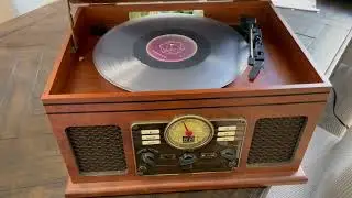 Victrola 8-in-1 Bluetooth Record Player & Multimedia Center Overview