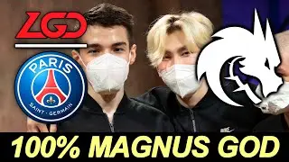 100% MAGNUS GOD — PSG.LGD vs SPIRIT Game 2 TI10 Grand Final
