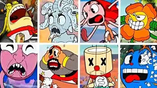 Cuphead - All Boss Simple Knockouts Animations