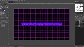 80s Retro Logo in GIMP