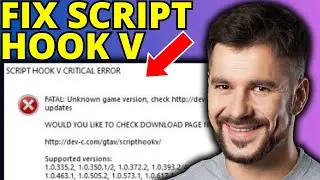 How To Fix Script Hook V Critical Error on GTA V