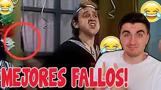 ESPAÑOL REACCIONA a 20 BLOOPERS DEL CHAVO DEL 8 😂