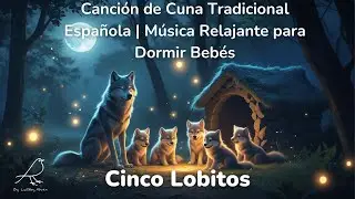 Cinco Lobitos - Canción de Cuna Tradicional Española | Música Relajante para Dormir Bebés