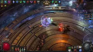 Bosses with Discharge Fire burst- auto kill map clear, Sirus, Elder, shaper 1-2 hit | [POE] 3.14