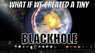 What If a Tiny Black Hole Appeared Next To Earth?