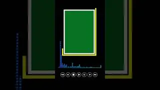 Green Screen Audio Spectrum Player|| No Copyright green screen audio Visualizer | MUSIC EQUALISER