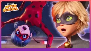 Ladybug & Cat Noirs FIRST Battle 🐞🐱 Miraculous: Ladybug & Cat Noir, The Movie | Netflix