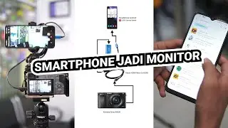 Cara Agar Smartphone Android Jadi Monitor Kamera - HP Android Jadi Layar Kamera