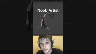 Noob vs Pro artist: IK Rigging in blender 
