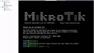 MikroTik Tutorial  Set UnSet Password user admin