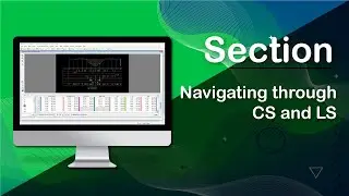 Navigating through Cross Sections and Longitudinal Section