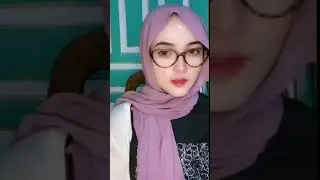 jilbab cantik kacamata live ig sambil pamer  t***k