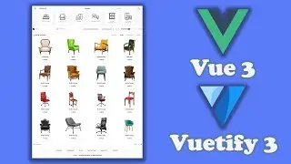 Vuejs 3 - Vuetify 3 , Create an Ecommerce Furniture Website Using HTML & CSS & JS | e-Commerce vue 3