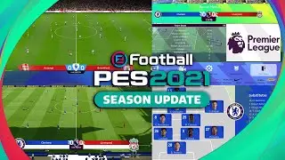 PES21 Official English Premier League Scoreboard for PES 2021 Season Update 2024 with Tutorials