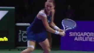 Agnieszka Radwanska 2015 WTA Finals Hot Shot | Semifinals