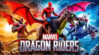 Avengers but Dragon Riders 🔥 All Characters (Marvel & DC)