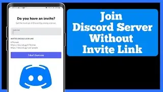 How to Join A Discord Server Without Invite 2022 | how to join discord server without invite link