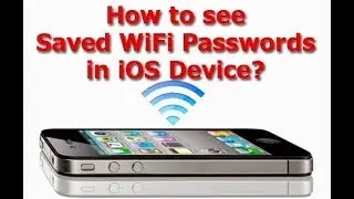 How to View and Share Stored WiFi Password on iPhone/iPad