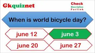 important days quiz june | national international days | important dates|