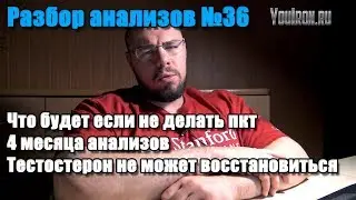 ЧТО БУДЕТ ЕСЛИ НЕ ДЕЛАТЬ ПКТ | 4 МЕСЯЦА АНАЛИЗЫ БЕЗ ПКТ | ТЕСТОСТЕРОН НЕ МОЖЕТ ВОССТАНОВИТЬСЯ САМ