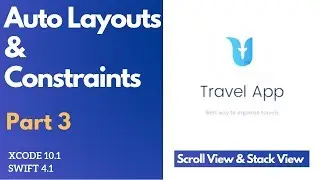 Swift 4.1 - How to create Login screen - Auto Layouts Guide - (Xcode 10.1)