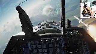 DCS World Virtual Reality F16 Dogfight Thrustmaster T16000M Joystick Intercepter Mission VR