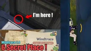 6 Secret Place : Windtrace 2.4 | Genshin Impact