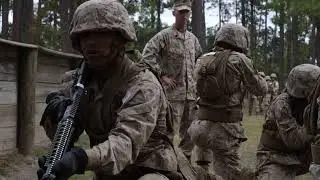 U.S. Marine Corps Recruits of Charlie Company conduct 'Day Movement'